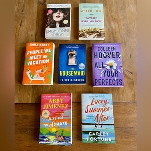 Bundle of 6 Paperback Books from Best Selling Authors